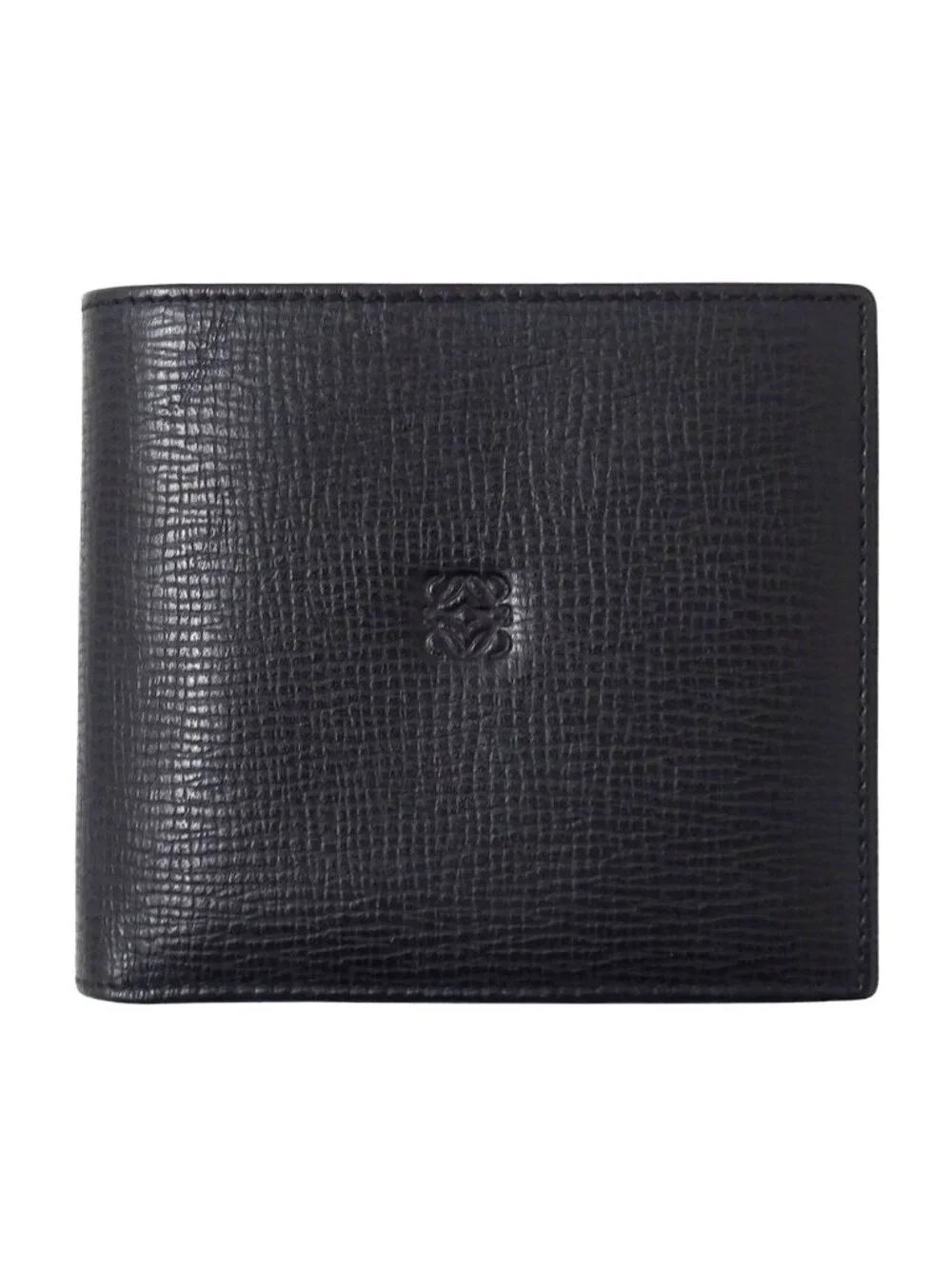 Loewe Wallet Bifold Leather Black Mini Small